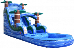 DSC 3762 1619015607 Blue Hurricane Water Slide - 18ft