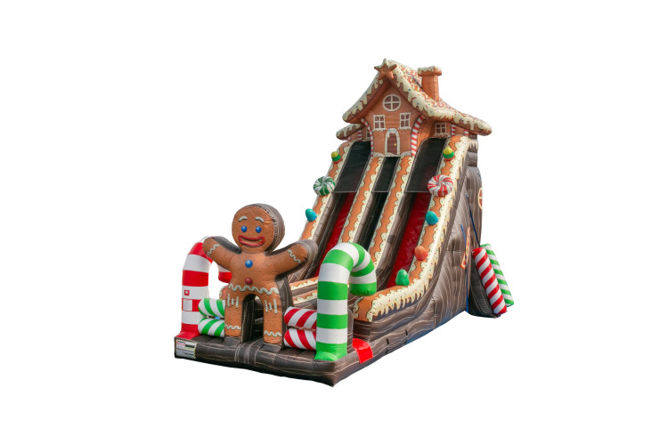 Gingerbread House Double Lane 27 Slide